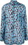 Lanvin Overhemd met bloemenprint Zwart - Thumbnail 1