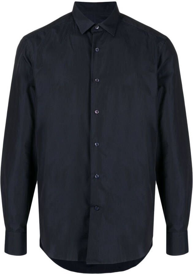 Lanvin Overhemd met gespreide kraag Blauw