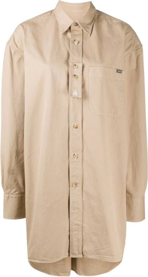 Lanvin Oversized overhemd Beige