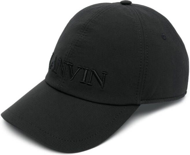 Lanvin Pet met geborduurd logo Zwart