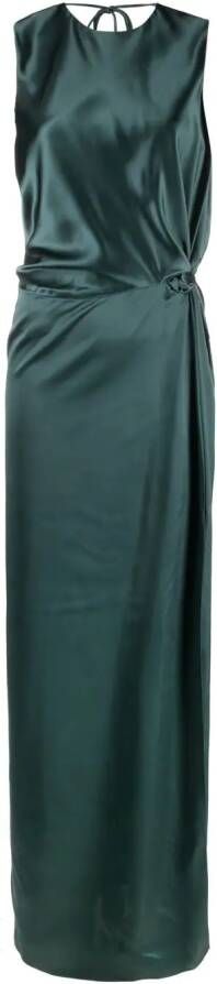 Lanvin Mouwloze avondjurk Groen