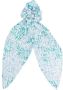 Lanvin Scrunchie met logoprint Blauw - Thumbnail 1