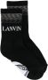 Lanvin Sokken met intarsia logo Zwart - Thumbnail 1