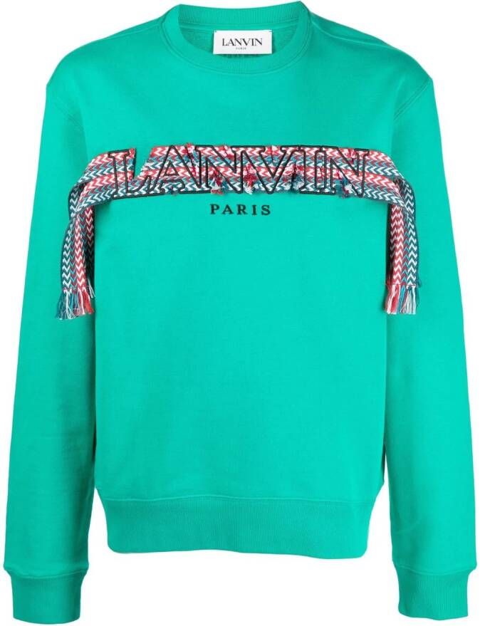Lanvin Sweater met ronde hals Groen