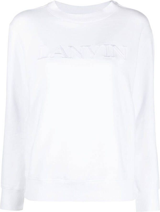 Lanvin Sweater met ronde hals Wit
