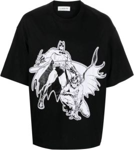 Lanvin T-shirt met Batman print Zwart