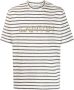Lanvin T-shirt met geborduurd logo Beige - Thumbnail 1