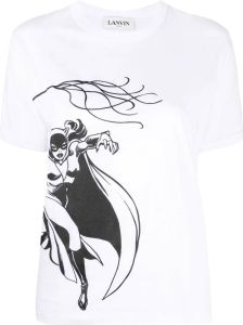 Lanvin T-shirt met grafische print Wit