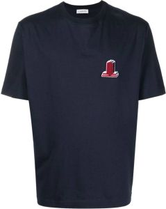 Lanvin T-shirt met logopatch Blauw