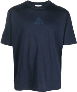 Lanvin T-shirt met logoprint Blauw