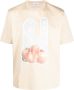 Lanvin T-shirt met print Beige - Thumbnail 1
