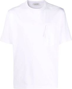 Lanvin T-shirt met ritszak Wit