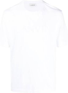 Lanvin T-shirt met ronde hals Wit