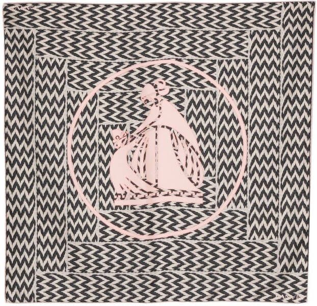 Lanvin Zijden sjaal Zwart