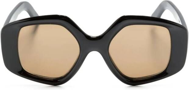 Lapima Stella zonnebril met oversized montuur Zwart
