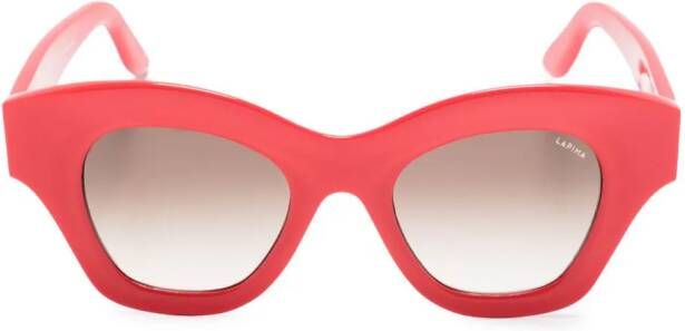 Lapima Tessa Calor zonnebril met vierkant montuur Rood
