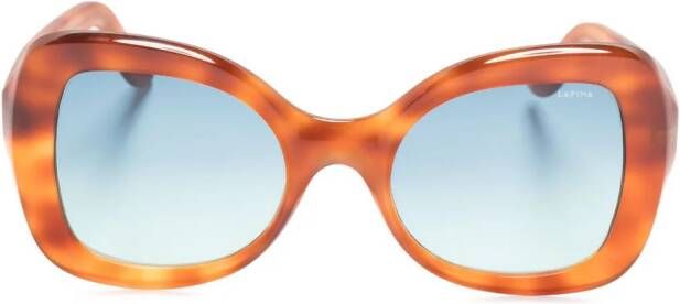 Lapima Zonnebril met oversized montuur Bruin