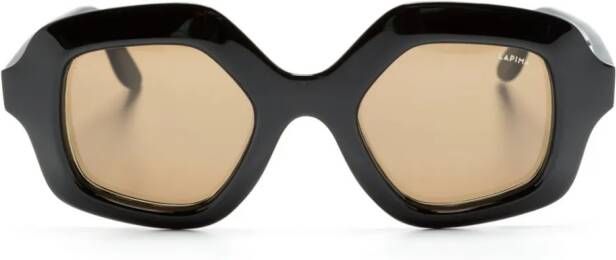 Lapima Zonnebril met oversized montuur Zwart