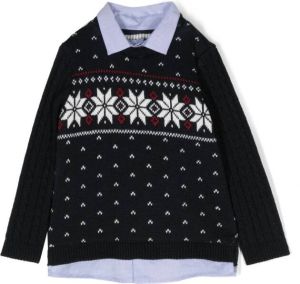 Lapin House Gelaagde trui Blauw