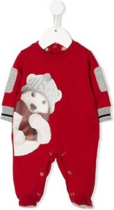 Lapin House Pyjama met teddybeerprint Rood
