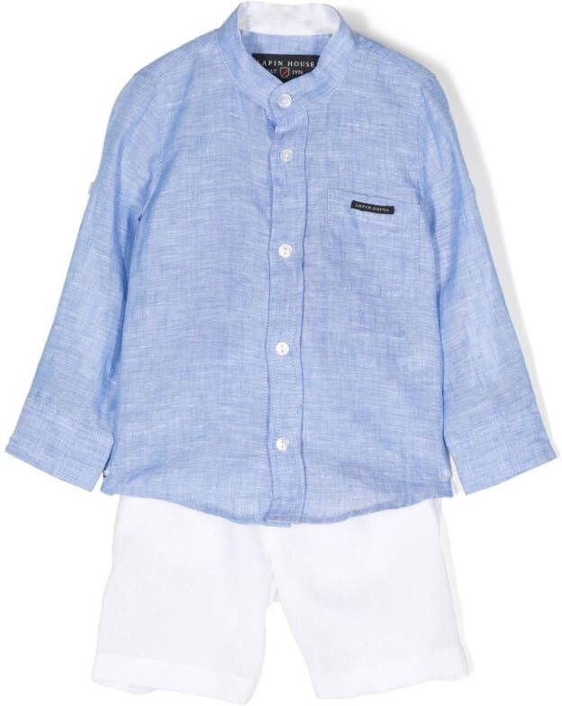 Lapin House Shirt en shorts Blauw