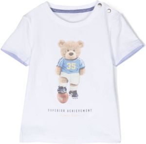 Lapin House T-shirt met grafische print Wit