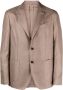 Lardini Blazer met broche Bruin - Thumbnail 1