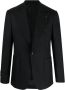 Lardini Blazer met enkele rij knopen Zwart - Thumbnail 1