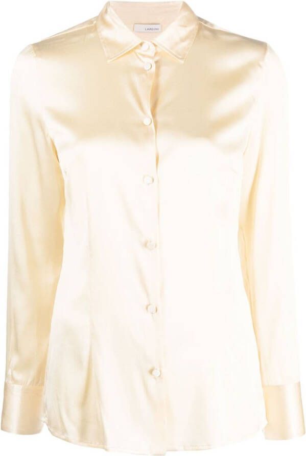Lardini Button-up blouse Beige