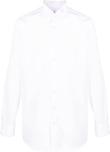 Lardini button-up cotton shirt Wit