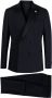 Lardini Pak met dubbele rij knopen Blauw - Thumbnail 1