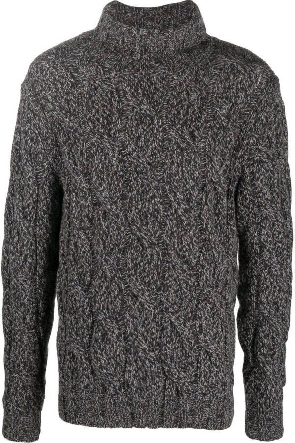 Lardini Gebreide coltrui Bruin