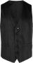 Lardini Gilet met logopatch Zwart - Thumbnail 1