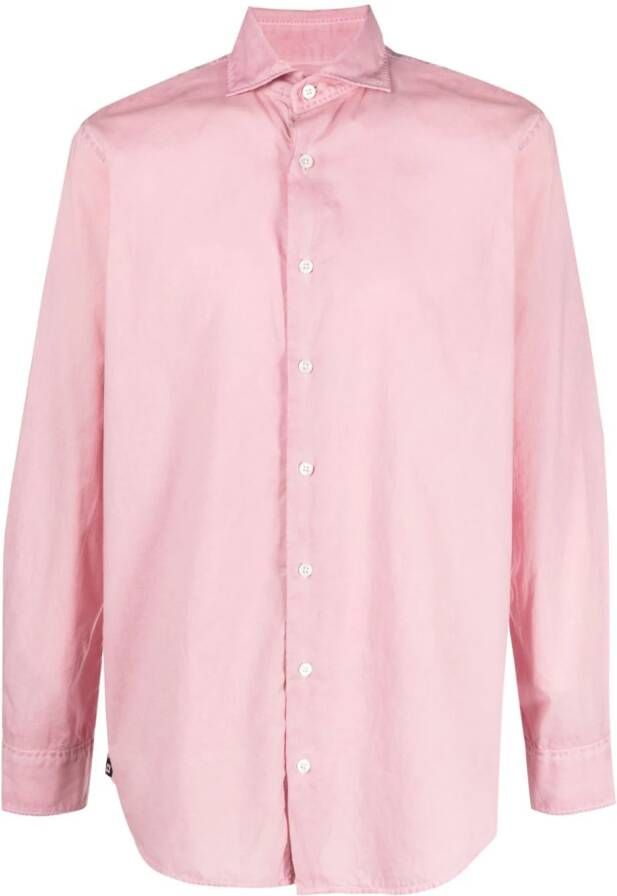 Lardini Katoenen overhemd Roze