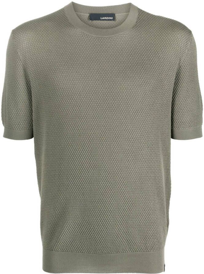 Lardini Katoenen T-shirt Groen