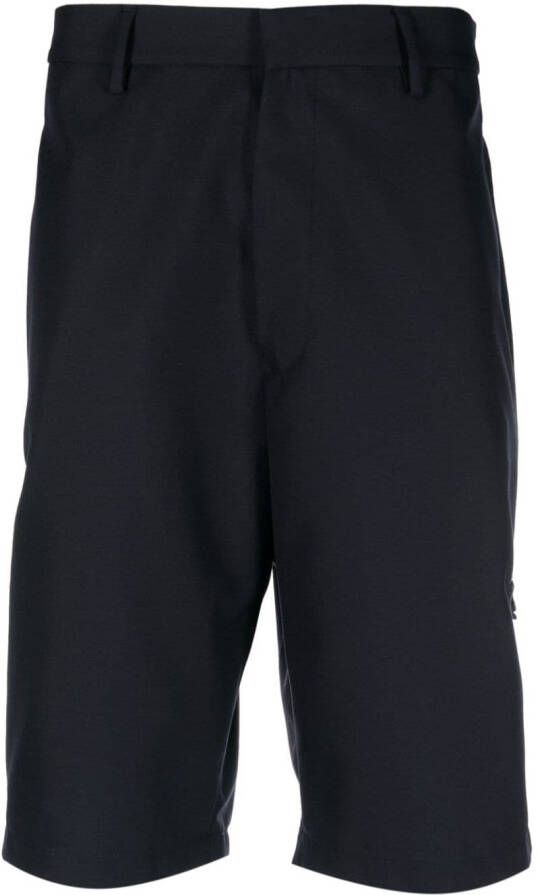 Lardini Bermuda shorts met logopatch Blauw