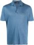 Lardini Poloshirt met V-hals Blauw - Thumbnail 1