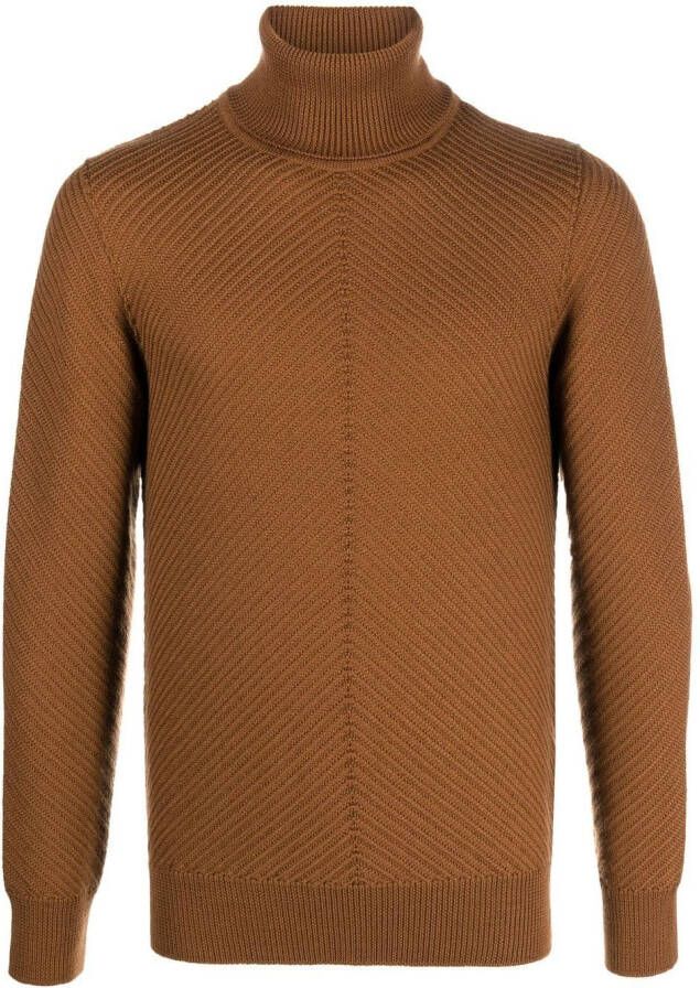 Lardini Wollen coltrui Bruin