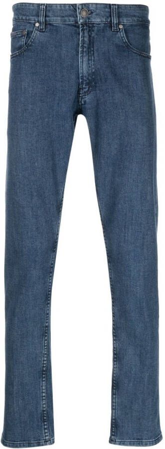 Lardini Slim-fit jeans Blauw