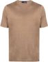 Lardini T-shirt met ronde hals Bruin - Thumbnail 1