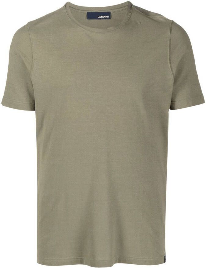 Lardini T-shirt met ronde hals Groen