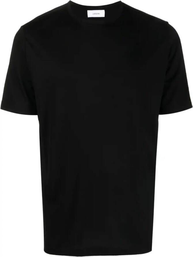 Lardini T-shirt met ronde hals Zwart