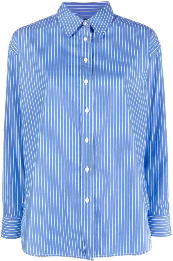 Lauren Ralph Lauren Gestreepte blouse Blauw