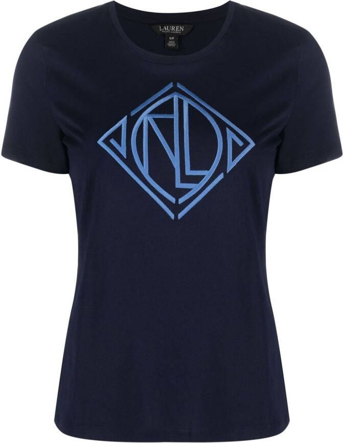 Lauren Ralph Lauren T-shirt met logoprint Blauw
