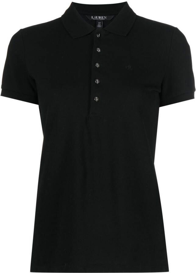 Lauren Ralph Lauren Poloshirt met geborduurd logo Zwart