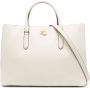 Lauren Ralph Lauren Marcy leren shopper Beige - Thumbnail 1