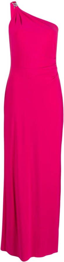 Lauren Ralph Lauren Asymmetrische maxi-jurk Roze
