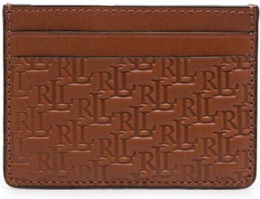 Lauren Ralph Lauren Pasjeshouder met logo-reliëf Bruin