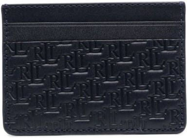 Lauren Ralph Lauren Portemonnee met logo-reliëf Blauw