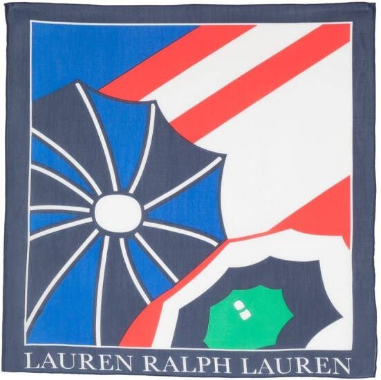 Lauren Ralph Lauren Vierkante sjaal Blauw